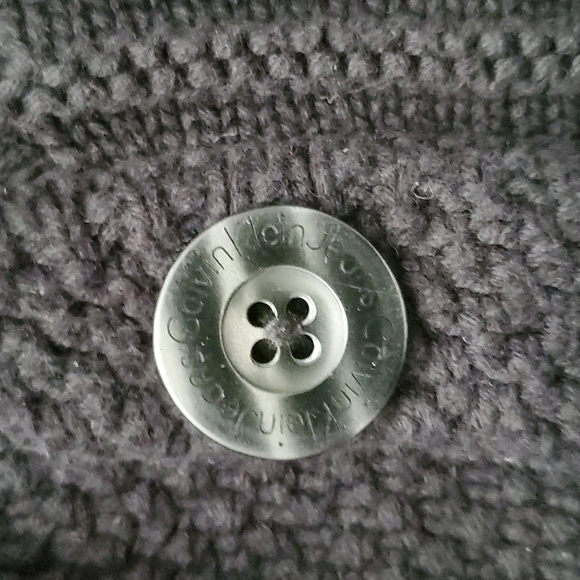 🖤 Girls 100% Cotton Calvin Klein Button Down Sweater - 3T - Picture 3 of 10